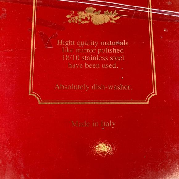 EME Inox Italy Ivory Opalescent Tapas Cutlery Cheese Knives 18/10 Set Of 3 NIB - Picture 10 of 12